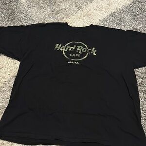 Hard Rock Cafe Alaska Camo tee shirt